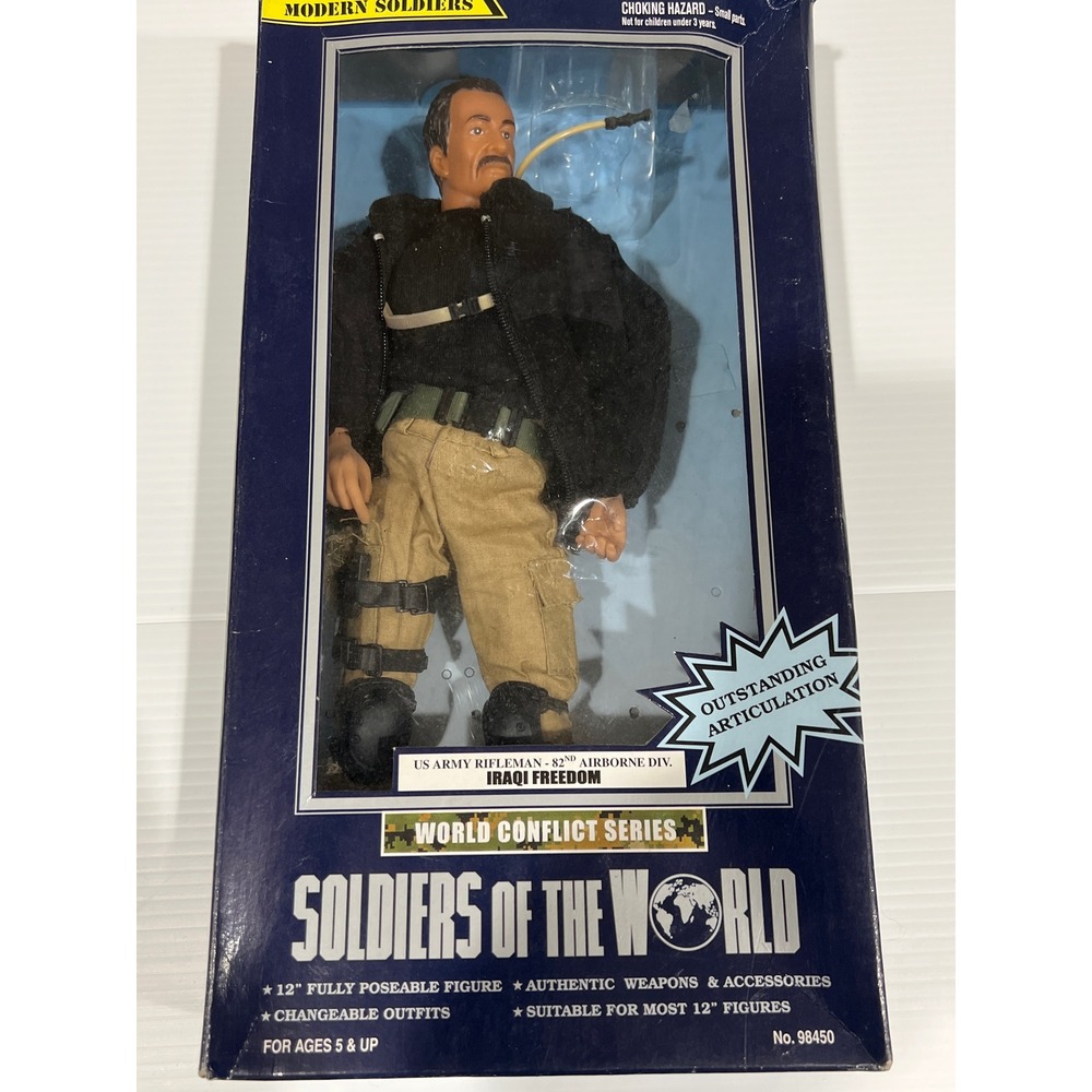Soldiers of the World US Army Rifleman 82nd Airborne Iraqi Freedom Figure 98450